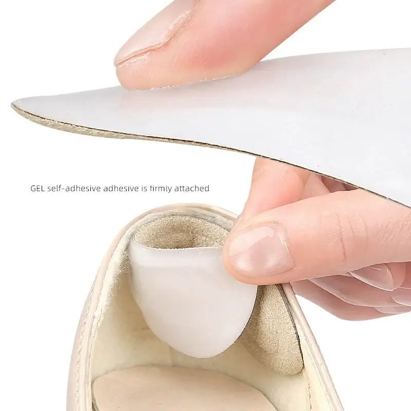 1/5Pairs Silicone Heel Pad Heel Sticker Heels Protector Adjust Size Adhesive Non-slip Shoe Pads Pain Relief Foot Care Inserts