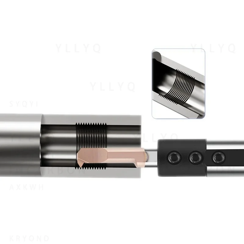 HRC55 MTR MIR MGR MUR MPR MFR MQR MNR MKR Solid Carbide Boring Bar Small Bore Internal Turning Tool CNC Lathe 1pc