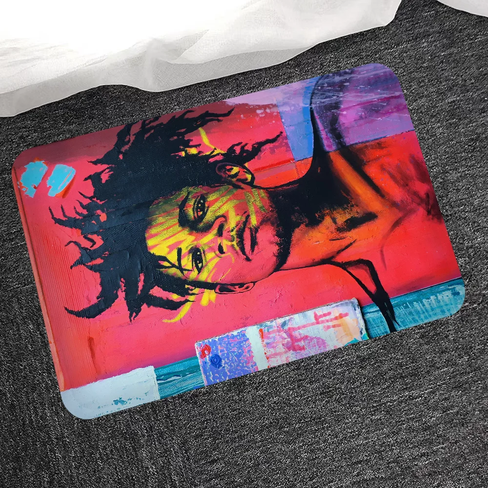 Jean Michel Basquiat Art Graffiti Room Mats Nordic Style Home Doormat Bathroom-Toilet Mats Bedroom Hotel Decor Mat