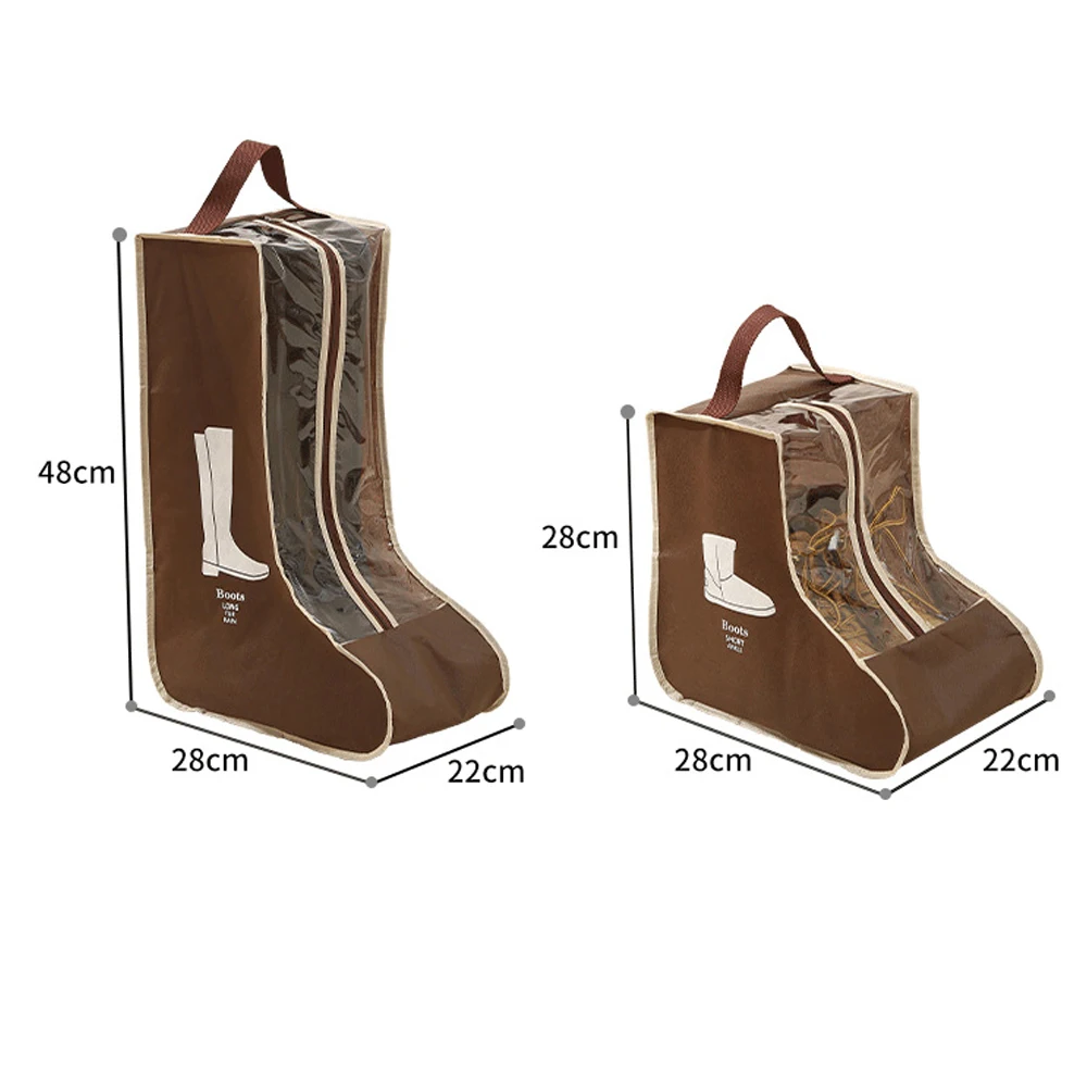 1-20PCS Storage Bag Shoes Storage New Travel Boots Storage Bag Household Widened Boots Short Boots Bag Visual Portable Shoe Bag