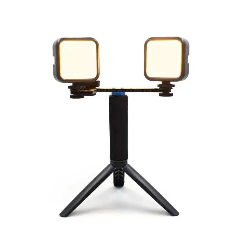 360 Rotate Dental LED Lamp with 3 Color Mobile Photography Fill Light Adjustable Brightness Universal Holder for Smartphones Tab