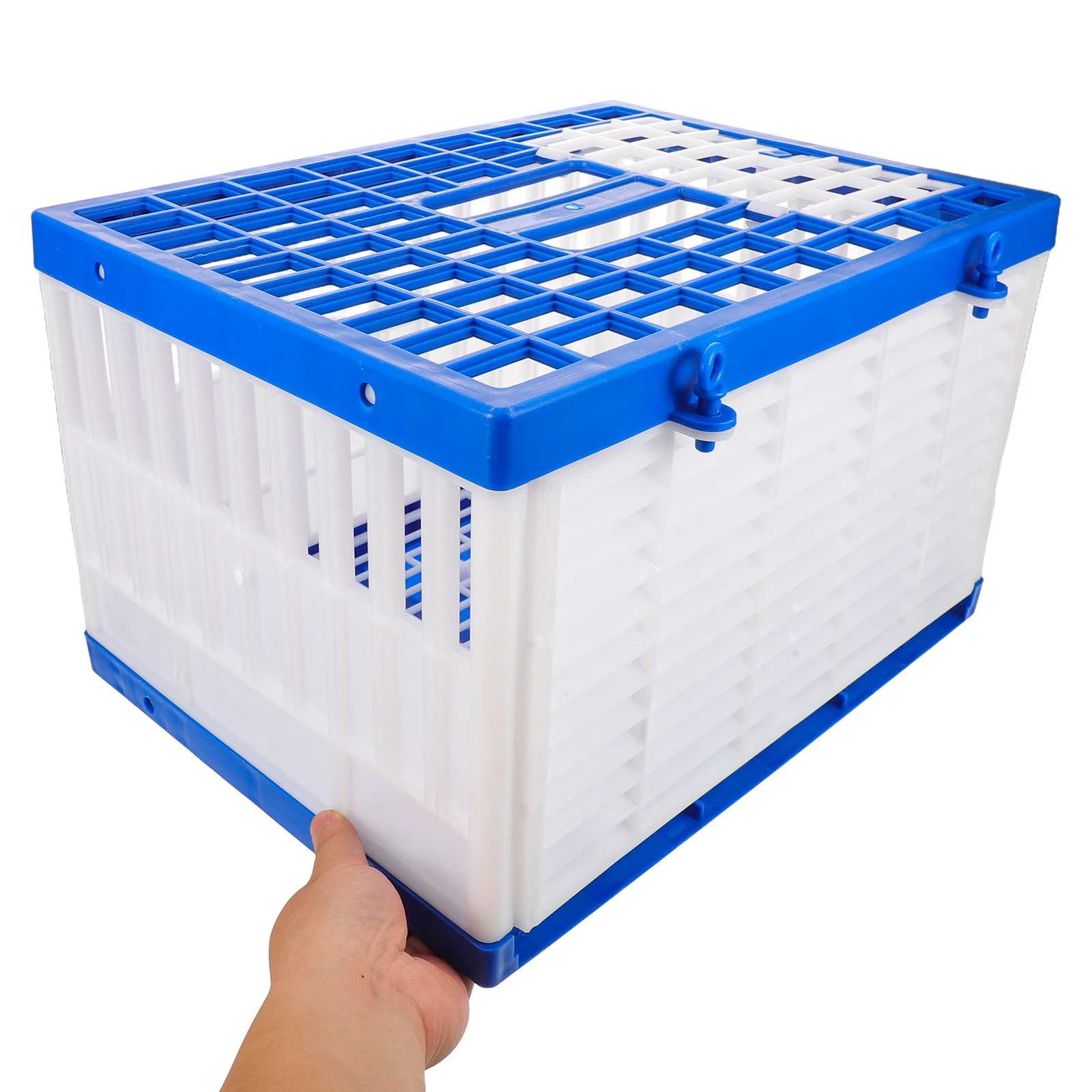 

15.64X11.71X9.82In Foldable Pigeon Training Basket Lightweight Plastic Release Box For Use Portable Bird Carrier