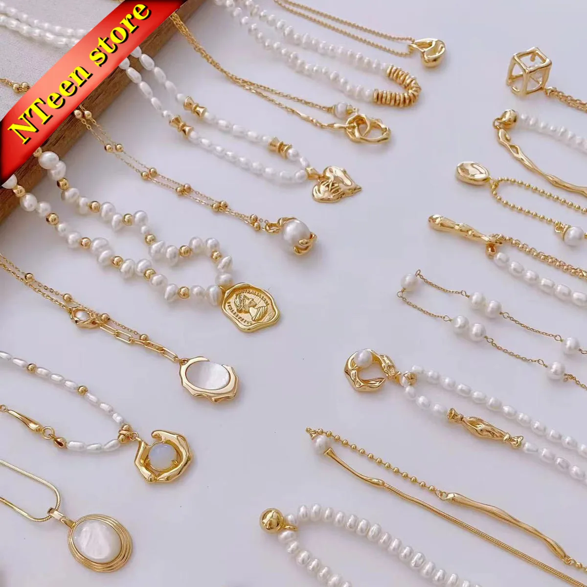 2024 Original New Women's Jewelry Set High Quality Charm Crystal Women's Necklace Bracelet Earrings Ring Series Wholesale