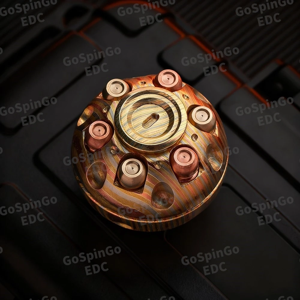 42.COSMO EDC Death Star Rotor mécanique Gyro Fidget Spinner Fidget jouets pour adultes conceptions originales Gadgets de soulagement de l'anxiété