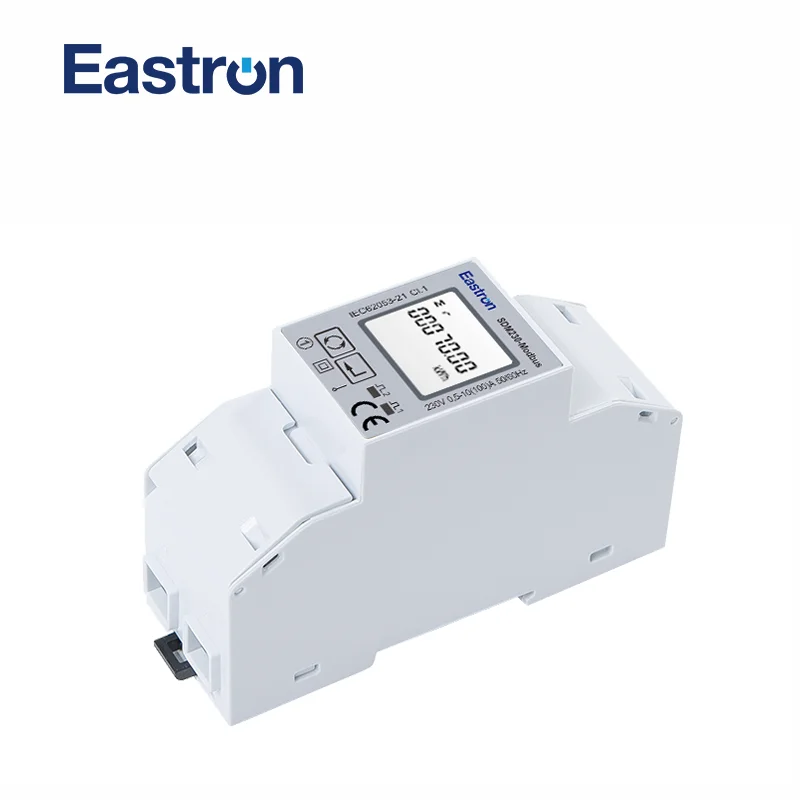 SDM230 Modbus 220/230V Single Phase Energy Meter, doppel DIN modul, Bi-directional, multi Funktion, RS485/Modbus ausgang NICHT MID