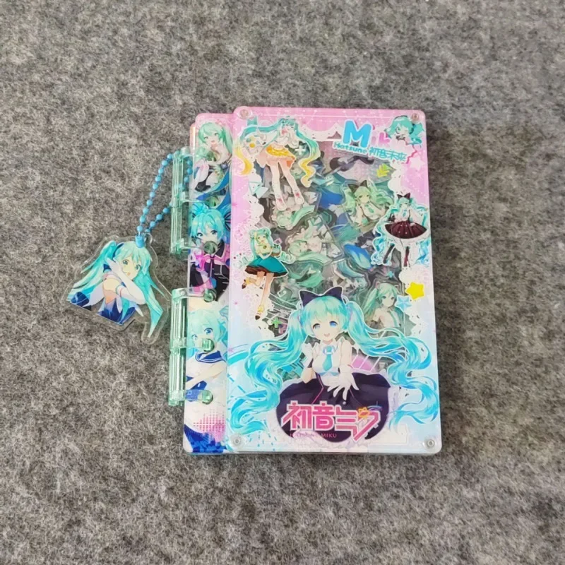 Cartoon Anime Hatsune Miku A7 Shake Fighter Acrylic Notebook Cute Girl Heart Moon Sailor Student Handbook Christmas Gift