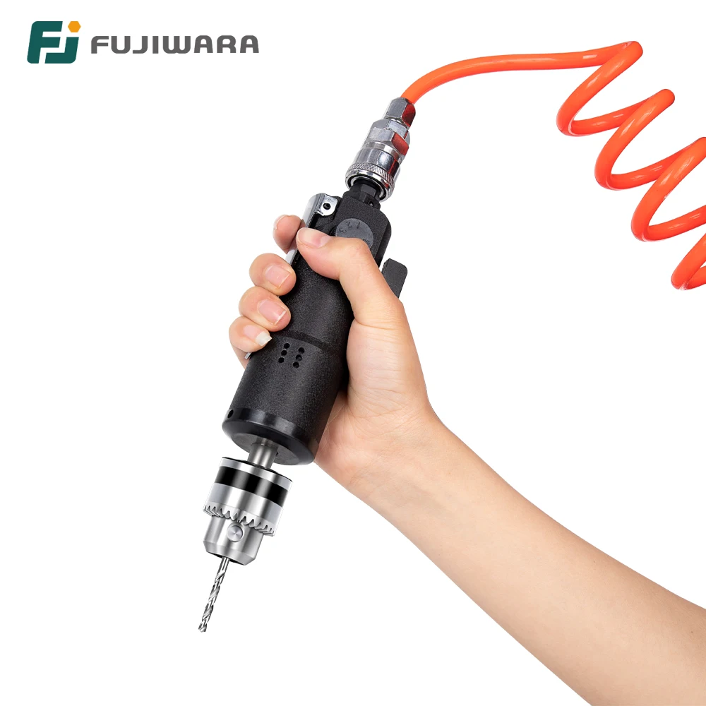 FUJIWARA Straight Pneumatic Air Drill 1500-9000 rpm High Speed Industrial Grade Drilling Machine Tapping Machine