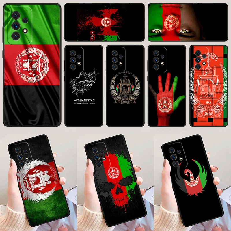 Afghan Afghanistan  Flag Freedom phone case For Samsung Galaxy A42 A31 A40 A51 A71 A32 A80 A52 A72 A73 A21S A50 A70 A11 A12