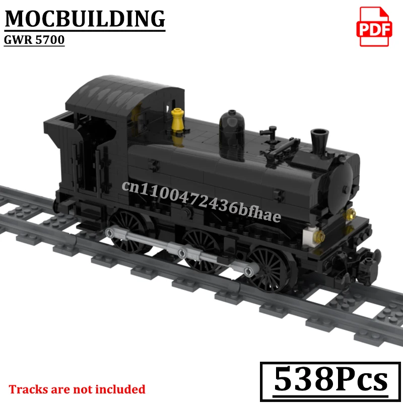 

GWR 5700 Train Engine Model City Railway Steam Locomotive MOCBUILDING Bricks Pannier Tank Bricks Construction Toys Gift
