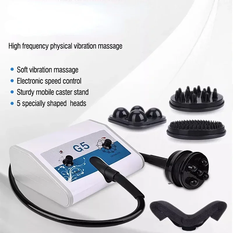 5in1 G5 Vibration Slimming Machine High Frequency Fat Reduction Electric Body Sculpting Massager Hydrotherapy Weight Loss Device