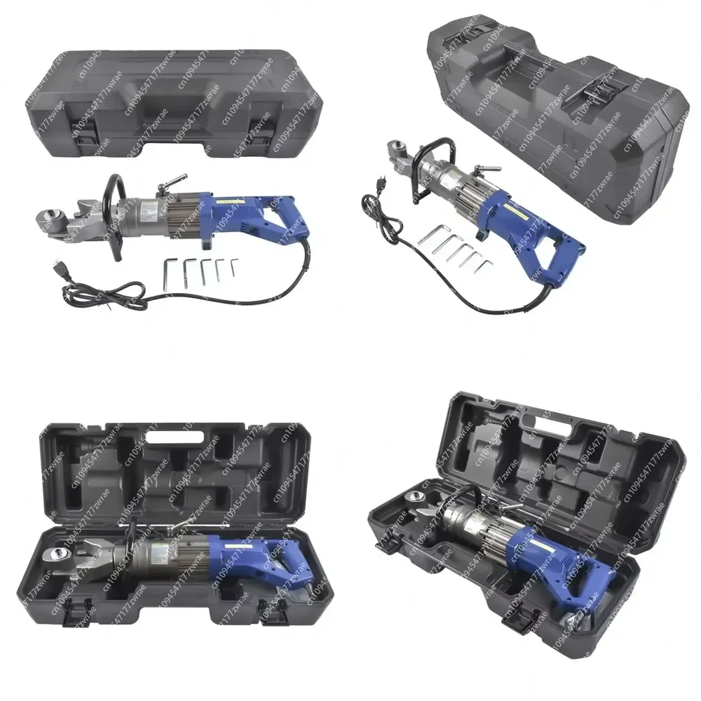 Portable 5/8 Electric Hydraulic Rebar Bender HRB 16 900W 110V Bending 4-16mm Rebar With 0-130 Degree Angle Rebar Bending