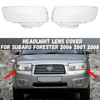 Pro Subaru Forester 2006 2007 2008 Přední stínidlo, maska světlometu, průhledný kryt, nahrazuje původní stínidlo 12 nejlepší prodej Sklo světlometů Subaru - №3
