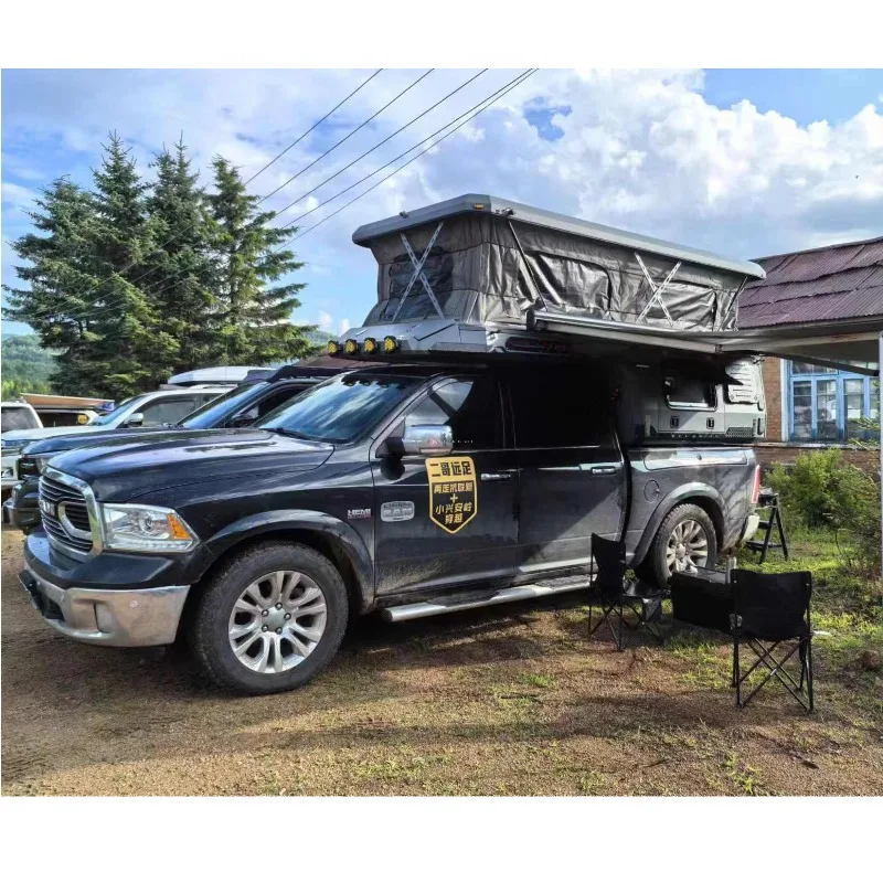 Collapsible Off Road Truck Camper Reinforced Floor Supports Rust Resistant Fittings Customizable Size Color Wholesale Supply