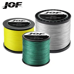 JOF 4 Strands 300M 500M 1000M PE Braided Fishing Line 8-80LB Multifilament Fishing Line Smooth Carp Fishing Accessories Japan