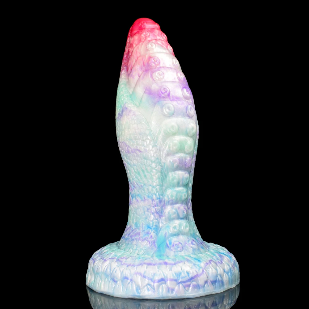NSFU Fantasy Tentacle Monster Dildo Huge Anal Plug Silicone Butt Plug with Suction Cup Anal Toy Adult Products for Women Men Gay