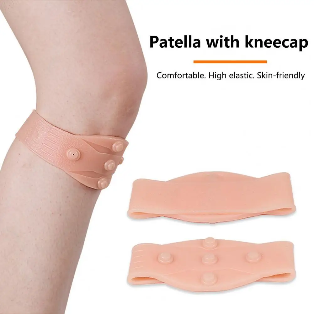 1Pc  Magnetic Patella Knee Strap Flexible SEBS Compression Exercise Patella Band Knee Patella Arthritis Support Brace Knee Pads