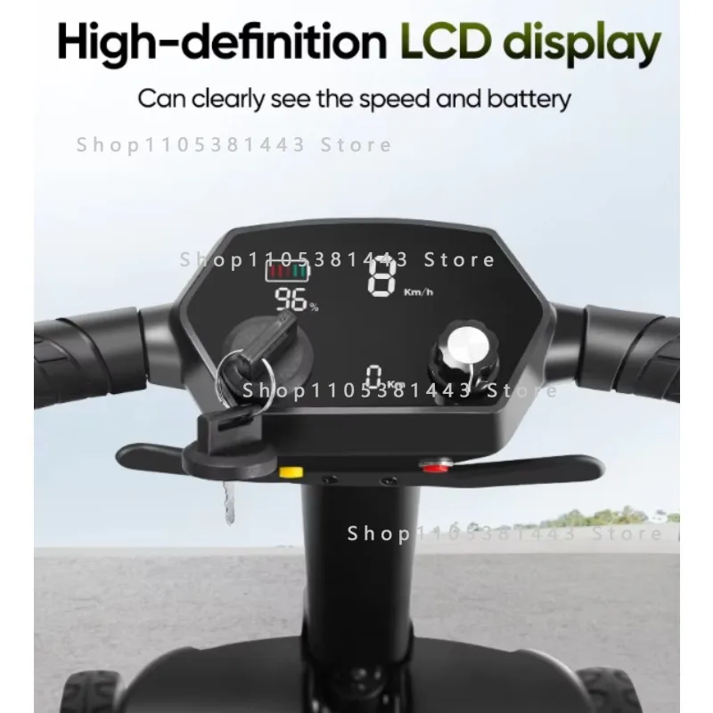 For Travel Portable Airline Approved 270W Brushless Electric Folding Scooter 16KG Lightweight Mobility Scooter