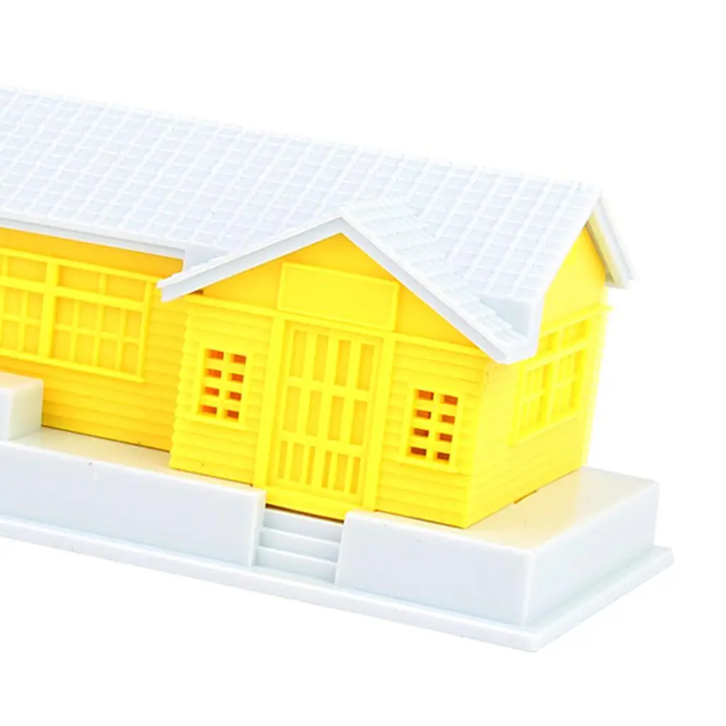 3-6Pack 1:87 Ho Schaal Modern Miniatuur Gebouw Huis Diy Zand Tafelspoor