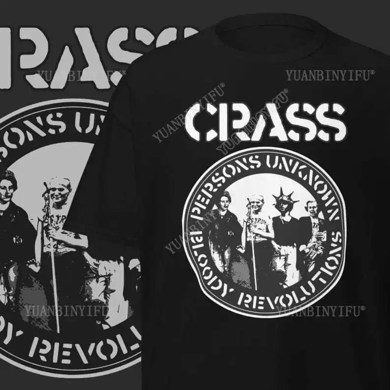 Футболка Crass Band: винтажные футболки Anarcho Punk Rock Merch, модные готические футболки с мелодикой Death Thrash Metal Band с коротким рукавом Футболка Crass Band: винтажные футболки Anarcho Punk Rock Merch, модные готические футболки с мелодикой Death Thrash Metal Band с коротким рукавом