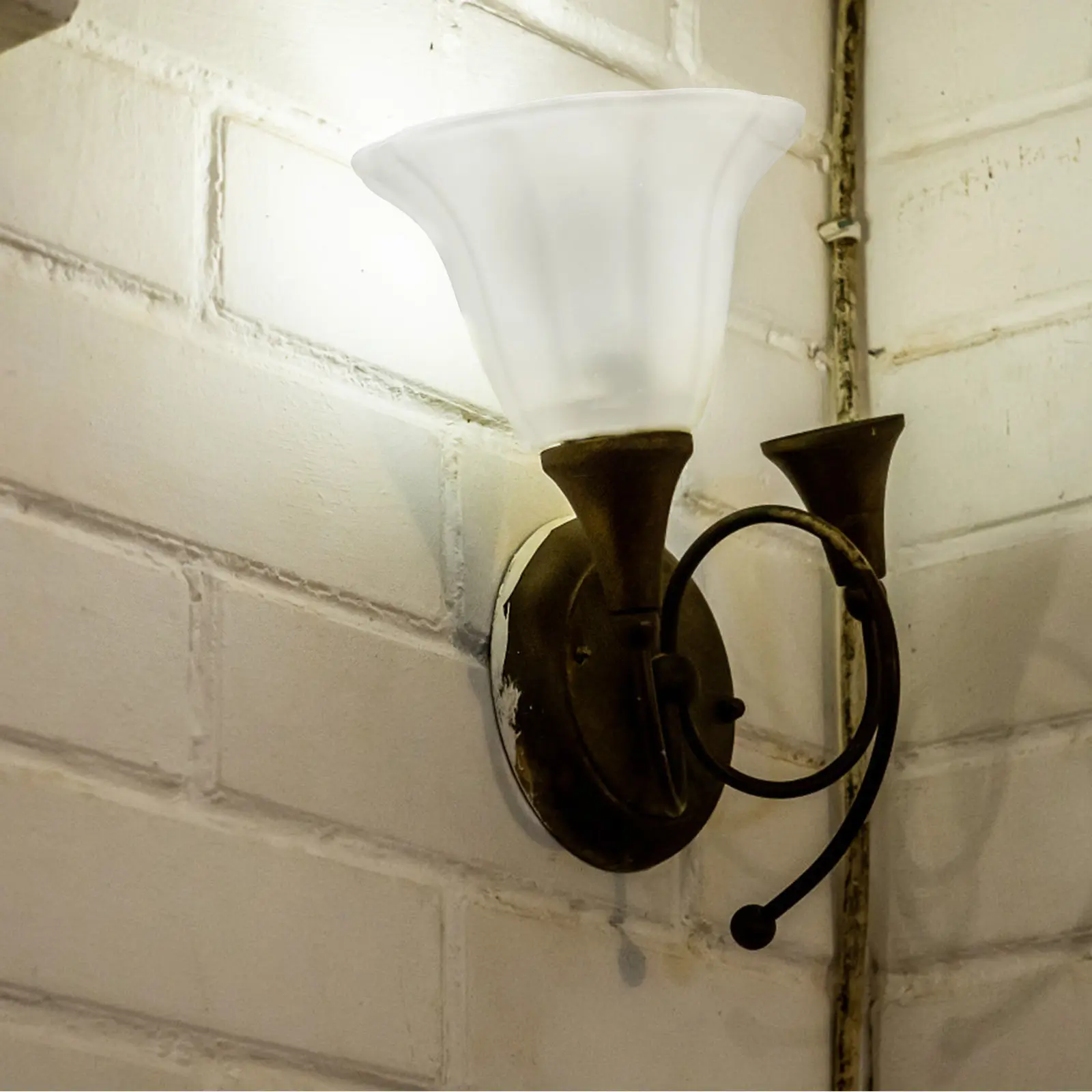 Glass Lamp Shade for Indoor Lighting European Style Lamp Cover Provides Warm Natural Diffused Light Dust Protection for Ceiling