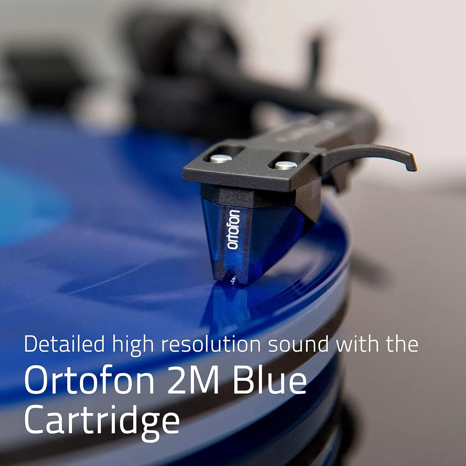 RT85 Turntable with Ortofon Cartridge, Acrylic Platter, Speed Control, and Vibration Isolation - High Fidelity Vinyl Rec