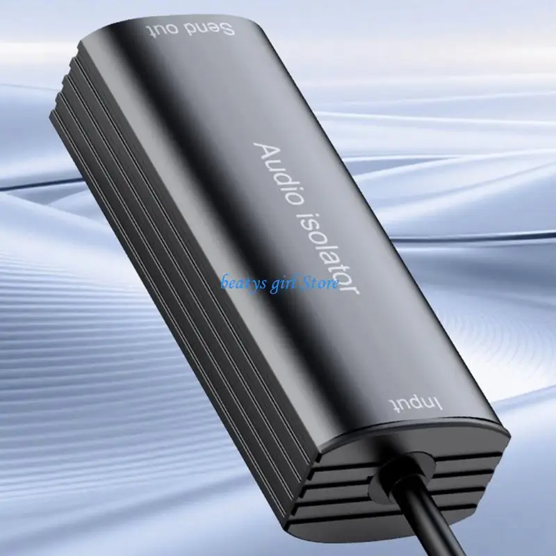 C7AB Professional 3.5Mm Ground Loopping Noise Isolators With Aluminum Alloys Case for Crystals Clear Sound