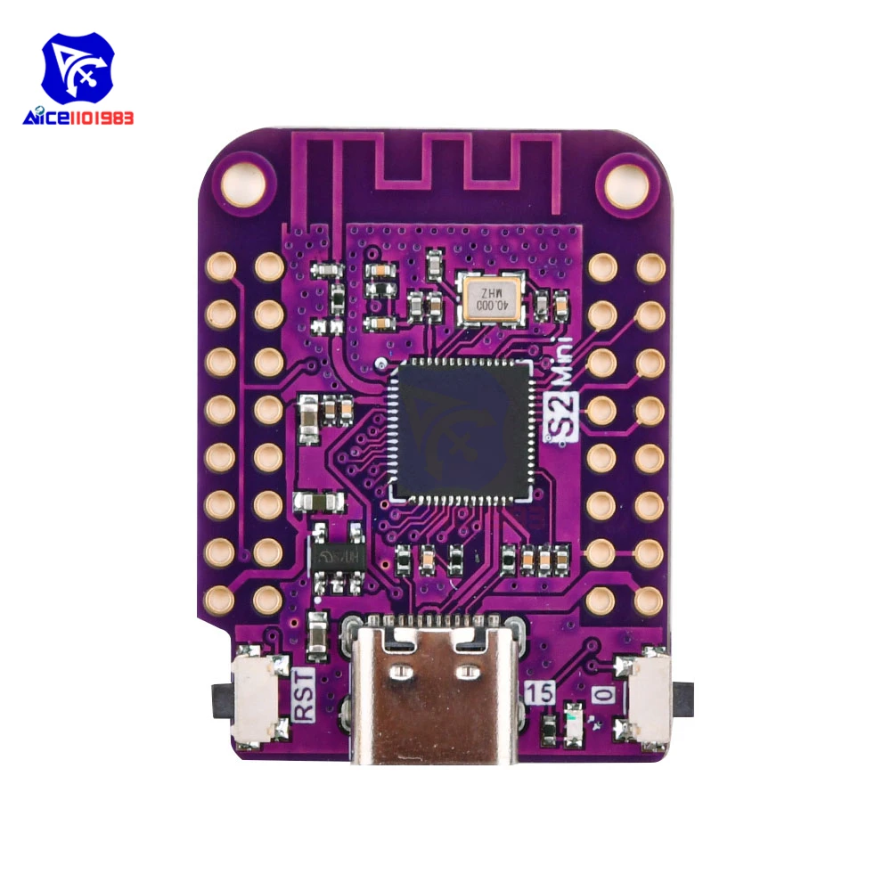 ESP32 S2 Mini WiFi Module ESP32-S2 4MB Flash Type-C Connect Internet of Things Development Board Compatible with MicroPython