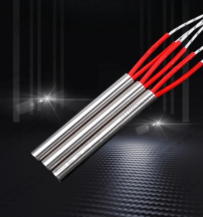 2pcs Pipe Diameter 14mm 220V Single Head Mold Heating Rod Electric Heating Rod