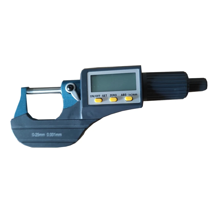 Outer Diameter 0-25mm Thickness Measuring Micrometer Digital Display Micrometer 0.001mm