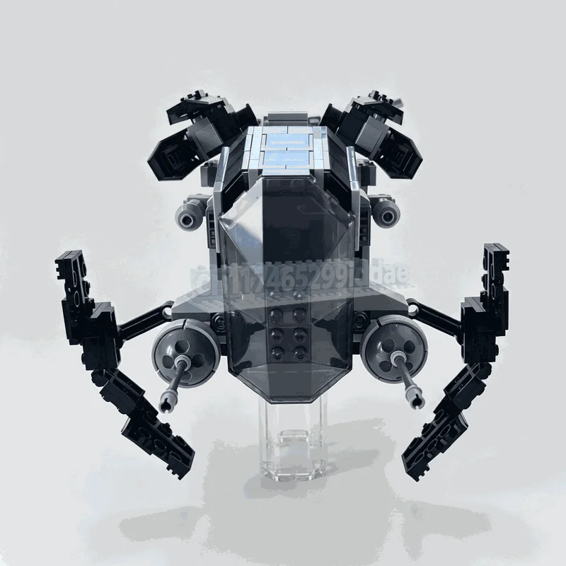 NEW 535PCS Imperial Gunship Space Battle Spacecraft MOC Creative SciFi Vehicle Model Custom Puzzle DIY Assembly Brick Toy Gift