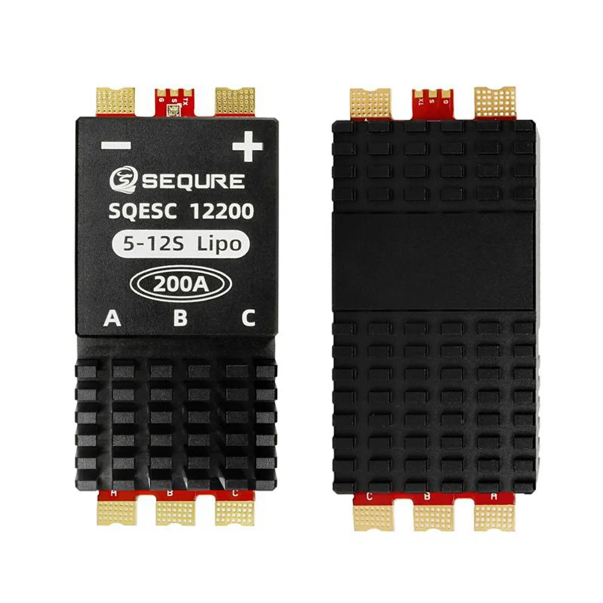 Nuevo controlador de velocidad eléctrico sin escobillas SEQURE 12200 5-12S fuente de alimentación 200A BLHeli 32 para aviones multirotor modelos de coches RC