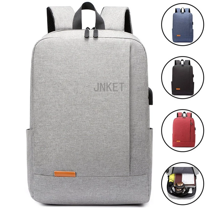 

Men Fashion Oxford USB Charging Backpacks Casual Travel Pack Laptop Pack Large Capacity Business Backpacks