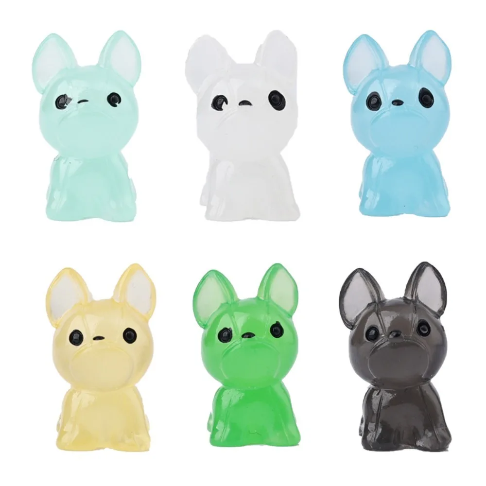 

DIY Mini Fluorescent Dog Glow in The Dark Decoration Accessories Miniature Figurines Micro Landscape Ornaments