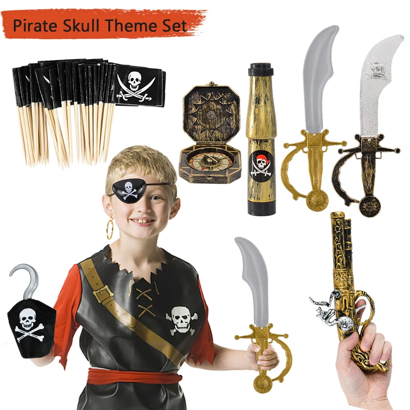 Piraten Haken Hand Piraten Thema Kapitän Cosplay Kostüm Requisiten Happy Halloween Party Dekoration Dekoration Lieferungen Kinder Geschenk Spielzeug