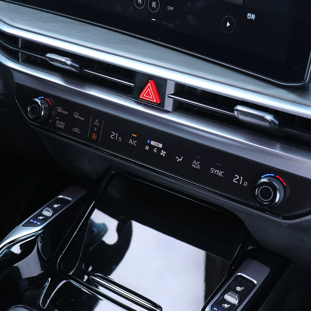 Fit For SG2/MQ4/EV6/KA4/NQ5E/K5 2025 2026 Car Sound Control Knob Adjust Cover Trim Aluminium Alloy Interior Accessories