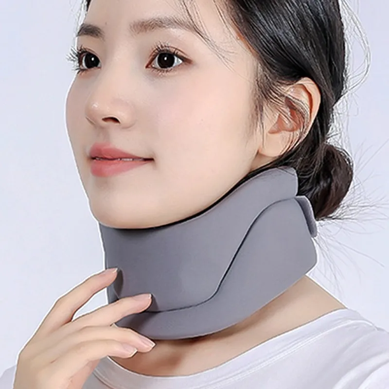 

Soft Neck Support Cervical Brace Breathable Foam Cervical Collar for Relieve Cervical Pain Migraine Airplane Travel Nap Health