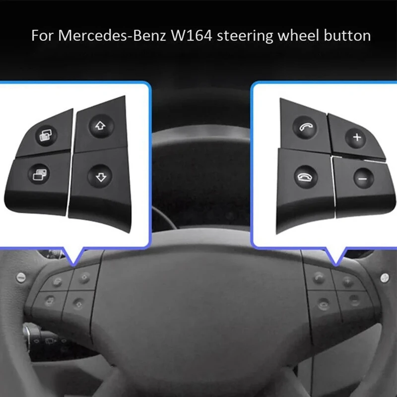 Car Multifunction Steering Wheel Control Switch Button For Mercedes Benz W164 W245 W251 ML GL B R Class