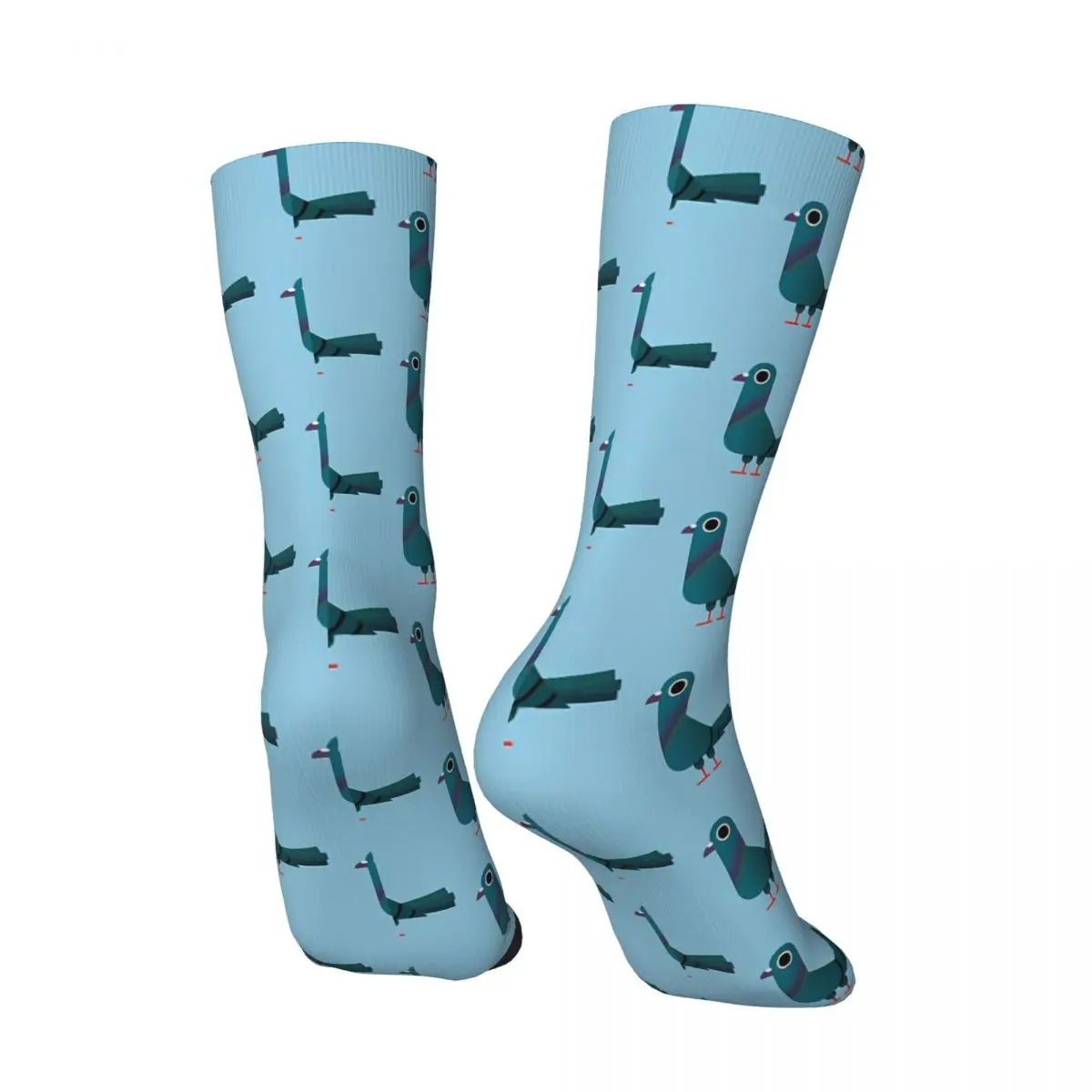 Bird Sock Printed Man Polyester
