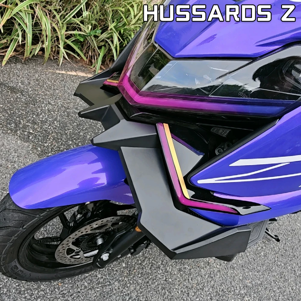 For ZONTES 125X 150X ZT 125X 150X ZT125-X Motorcycle Front Fairing Winglets Aerodynamic Wing Shell Cover Protection Guards Kit