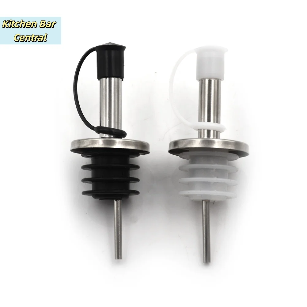 【1PC Stainless Steel Wine Olive Oil Liquor Free Flow Bottle Pourer Dispenser Spout】