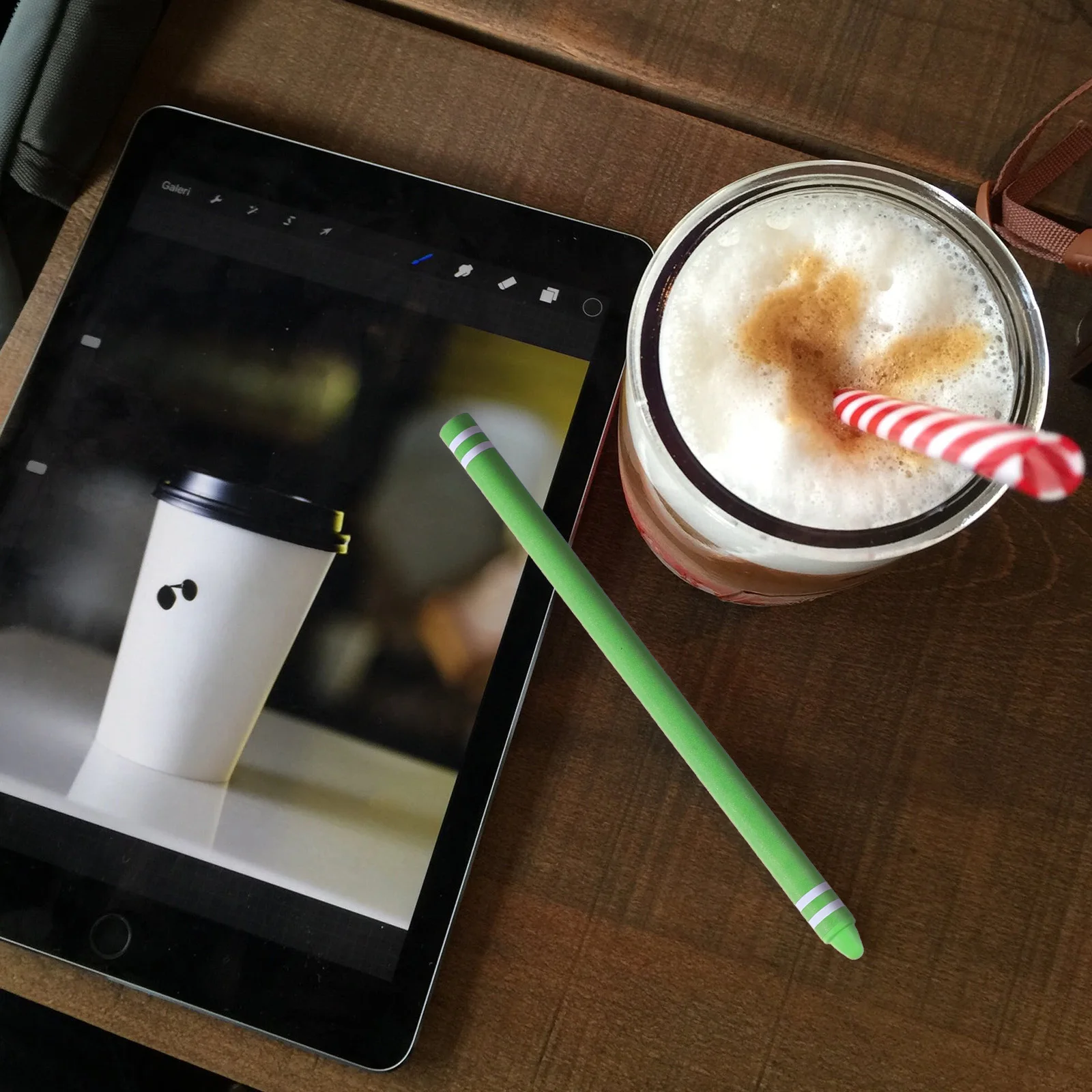 

2 Pcs Stylus Pen Silica Gel High Precision Touch Screen Tablet Pens for Children Durable Smooth Grip No Noise Gift Idea