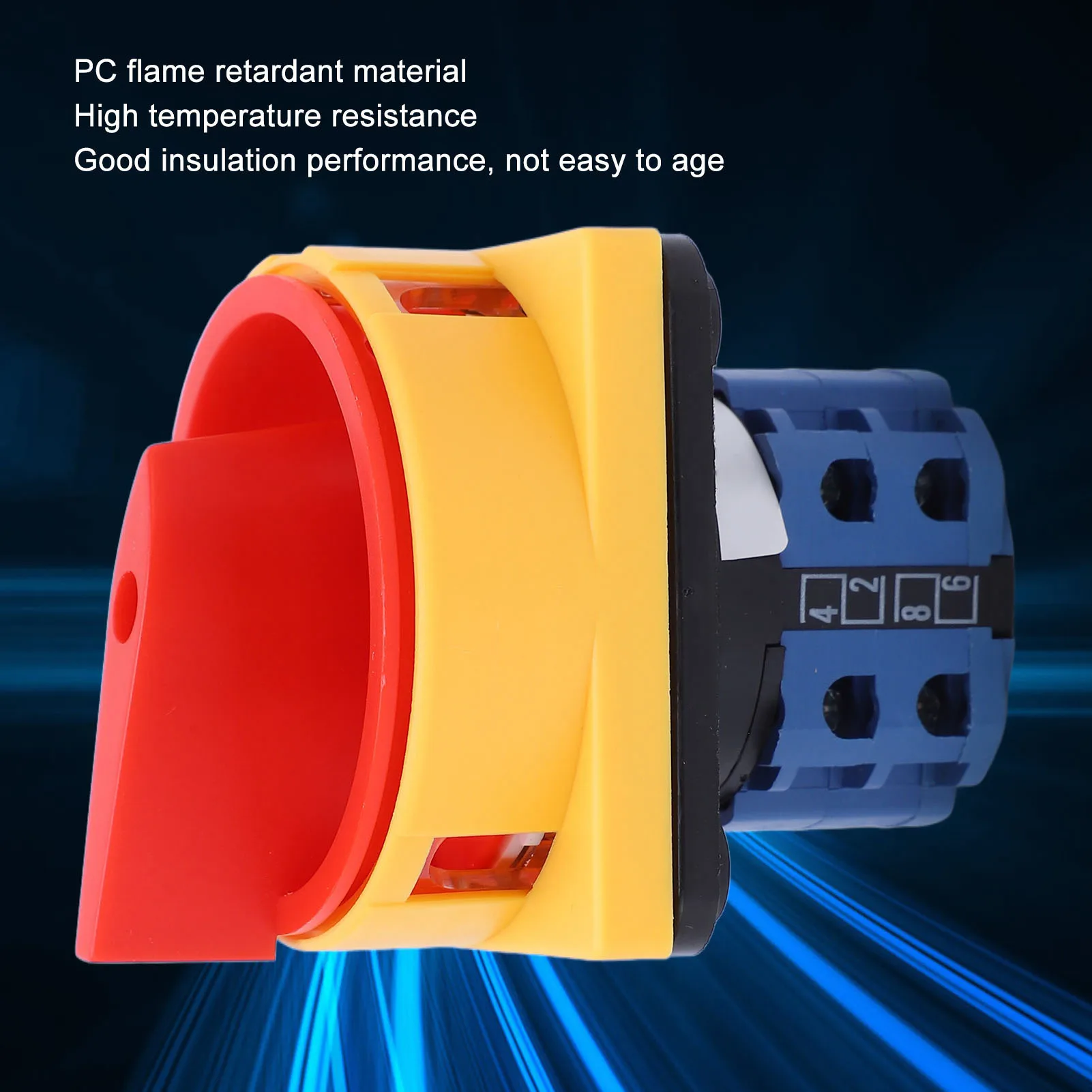 

Rotary Cam Changeover Rotary Cam Changeover Selector Power Cut Off 240V AC 440V 20A