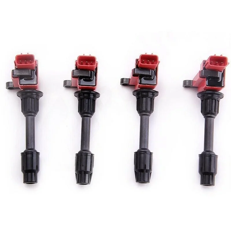 4PCS Car Ignition Coil 22448-91F00 2244891F00 for 2002-2006 Primera Silvia