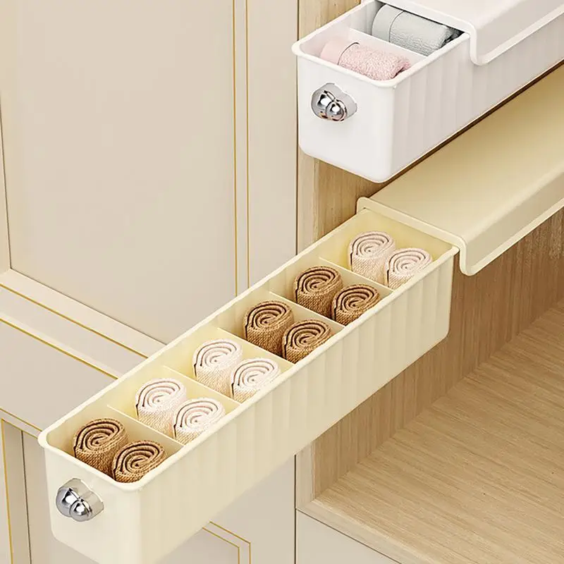 Wall Mounted Storage Underwear Organizer Socks Storage Box Wall Mounted Drawers Underwear Storage Box Sock Organizer For