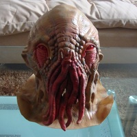 Dr. Mystery Mask of Halloween Horror Ward's Star Octopus Animal Head Ghost Monster