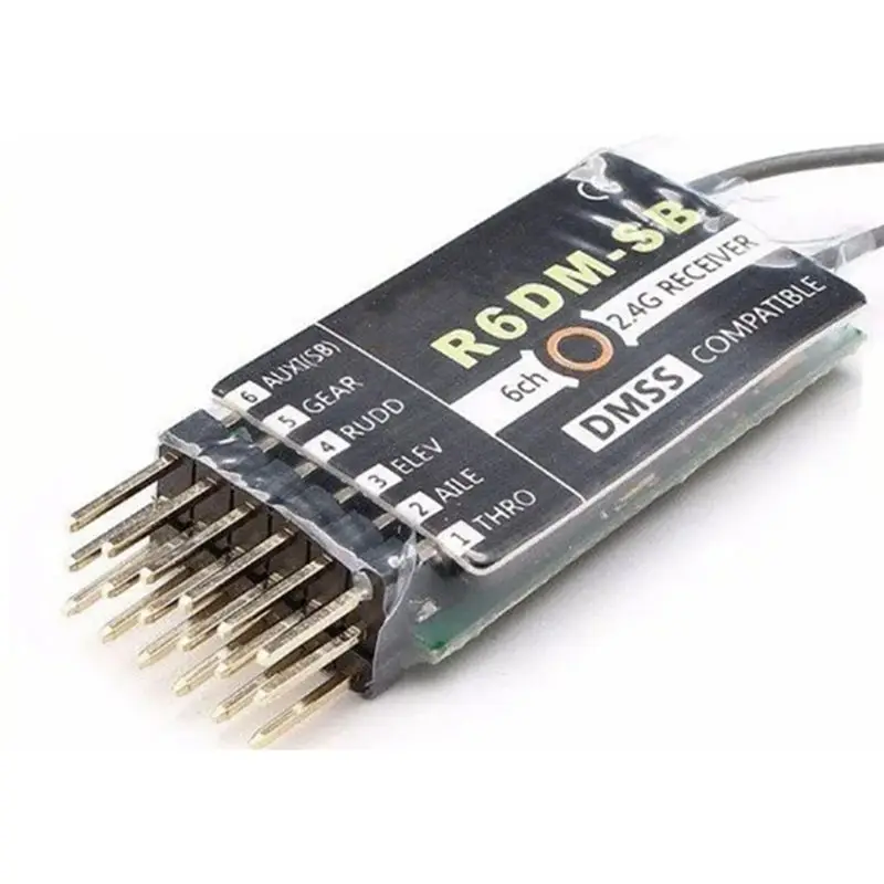 BEDW-2.4Ghz DMSS Receiver R8DM-SB R6DM-SB R4DM-SB For JR XG6 XG7 XG8 X (R6DM)