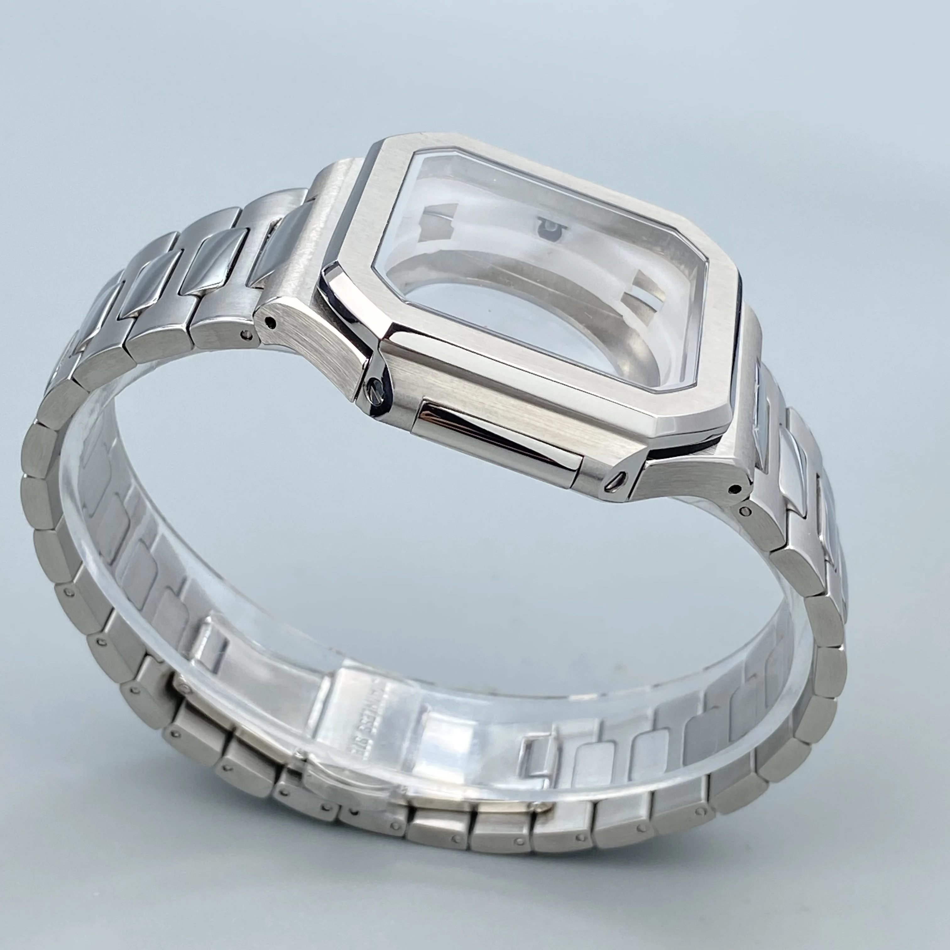 37,5 mm kwadratowa koperta zegarka ze stali nierdzewnej na tarczę 29,5 mm dla Seiko NH35 NH36 akcesoria ruchy dla części CUBITUS wymiana