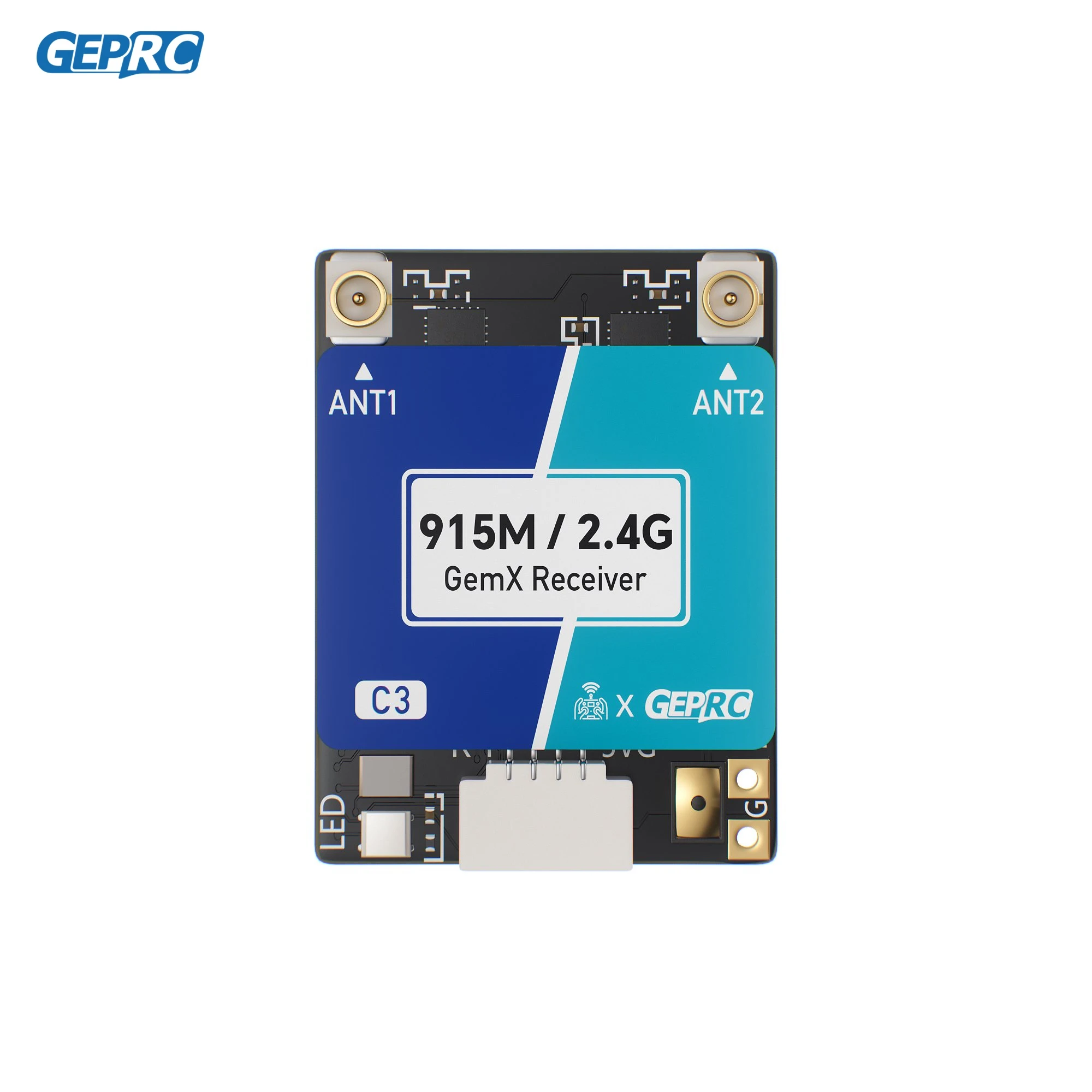 GEPRC ELRS 915M/2.4G C3 Gemini Xrossband Receiver TX Module Dual-RF Chip 1000Hz FPV Quadcopter Longrange Freestyle Drone Parts - image 1 of 6