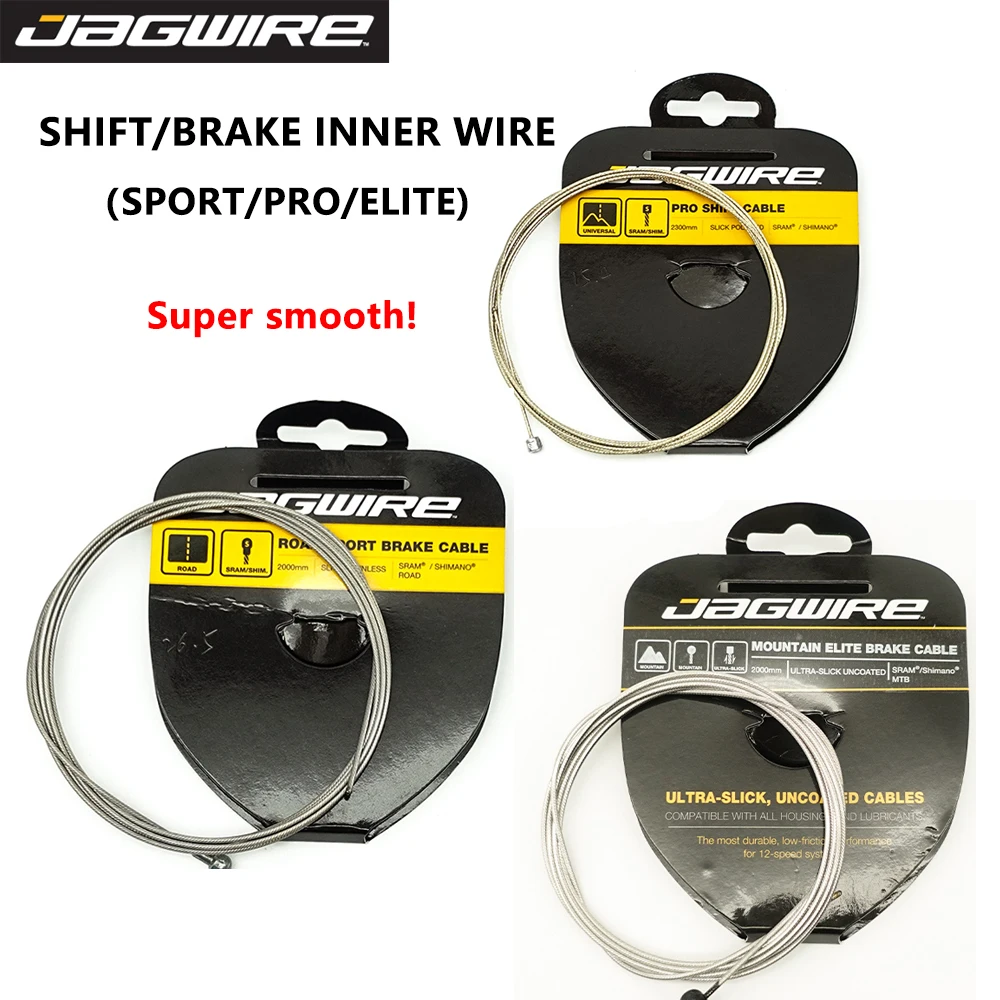 Jagwire Elite PRO Shift Cavo Interno Freno Fili Interni Liscio Mountain Bike Bici Da Strada Con Cambio Linea Interna Freno Linea Interna-image