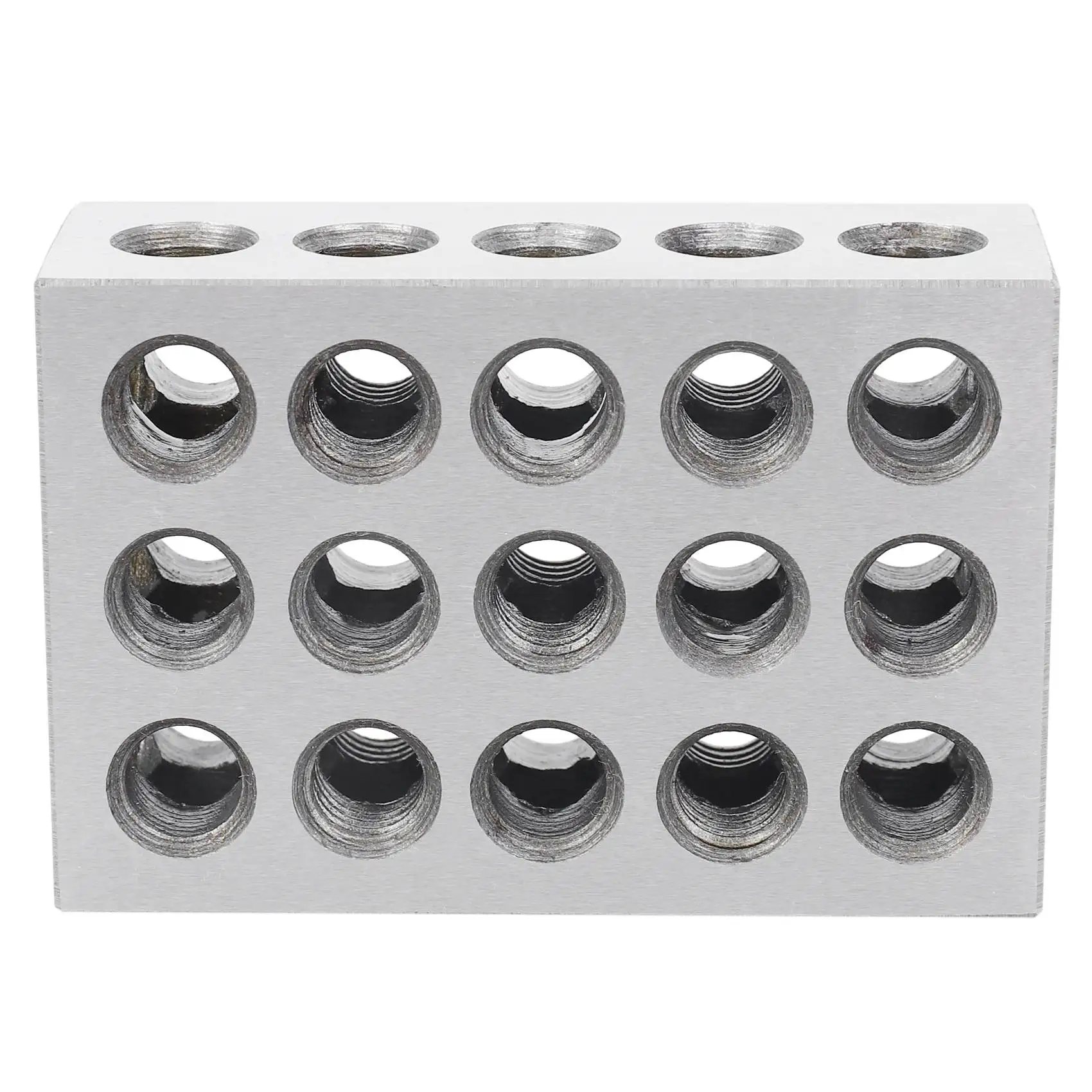 

A11I 2Pcs 25X50x75mm Hardened Steel Blocks 23 Holes Parallel Clamping Block Lathe Tools Precision 0.005Mm For Machine Tool